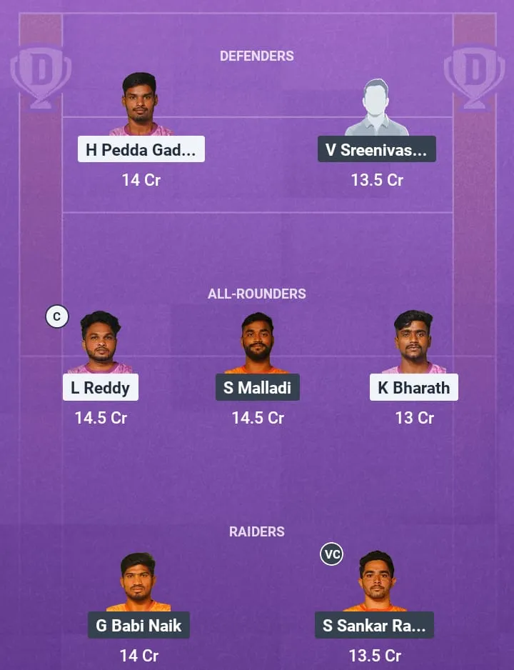 KRD vs TIR Dream11 Prediction: Probable Kabaddi, Pitch Report, Probable Playing 7, Match 28 of Yuva Kabaddi Andhra Championship 1 KRD vs TIR Dream11 Prediction