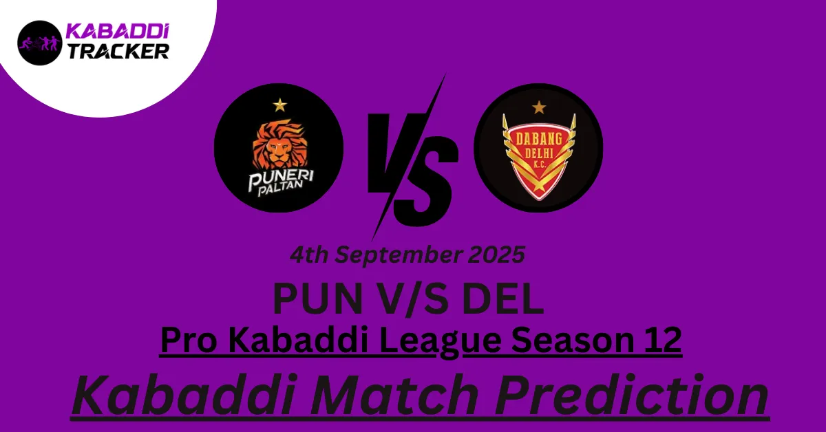 PUN vs DEL Match Prediction