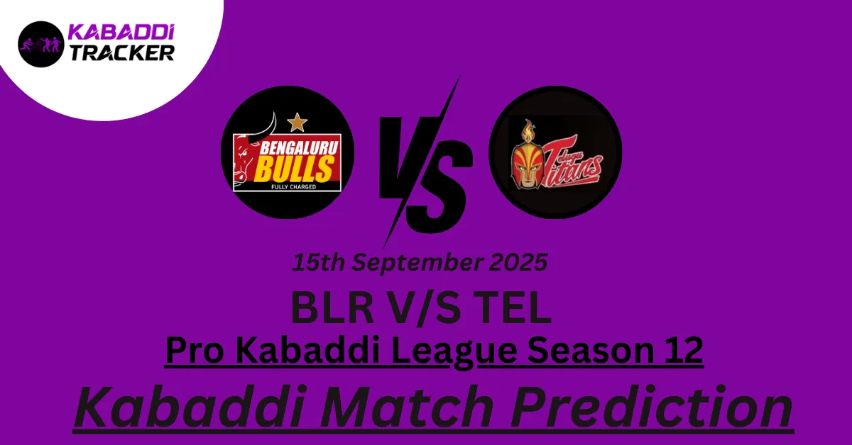 BLR vs TEL Match Prediction