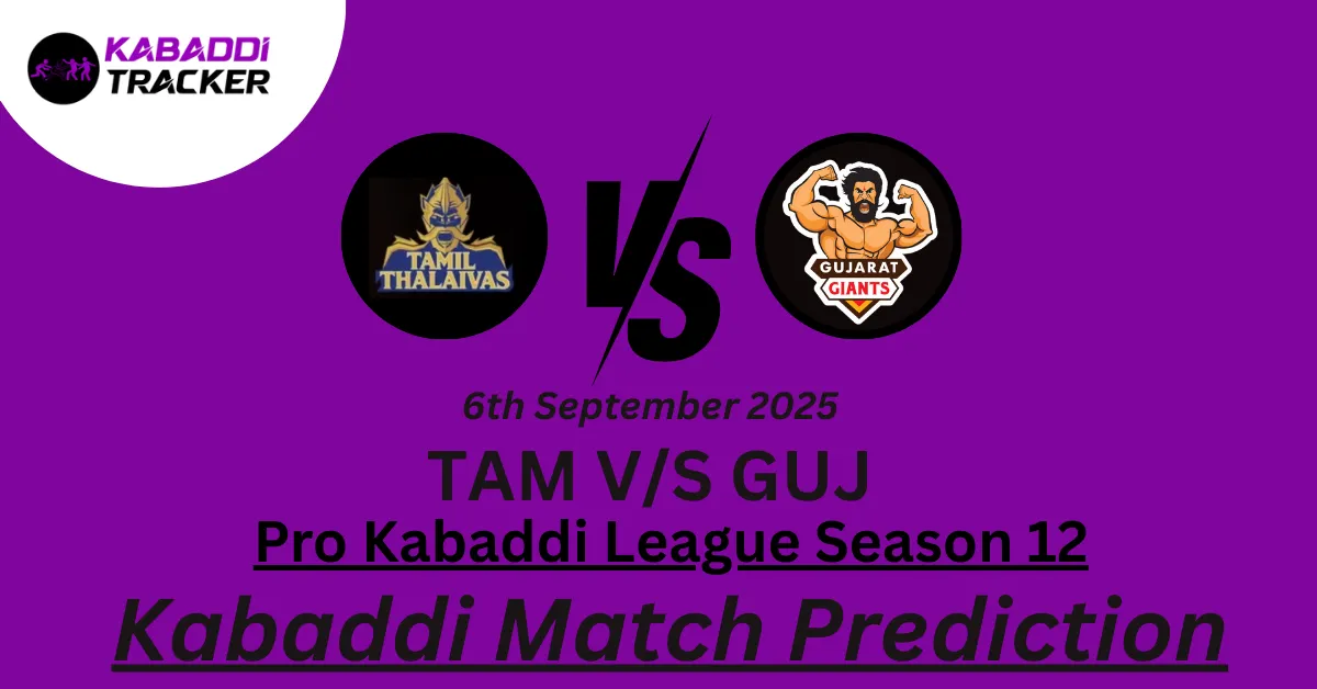 TAM vs GUJ Match Prediction