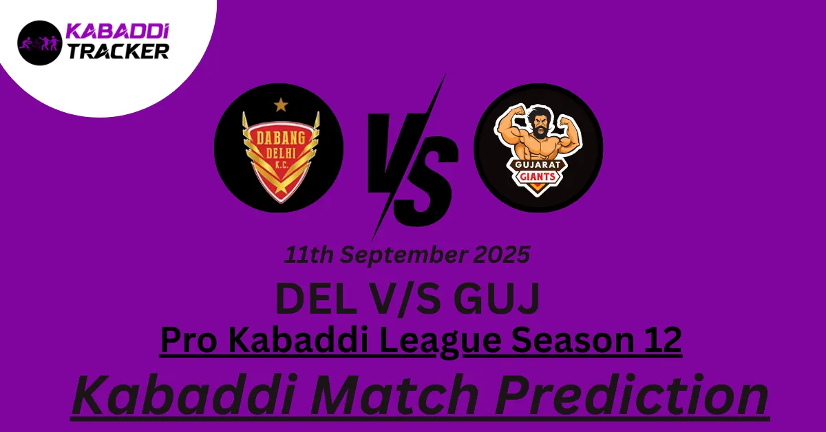 DEL vs GUJ Match Prediction