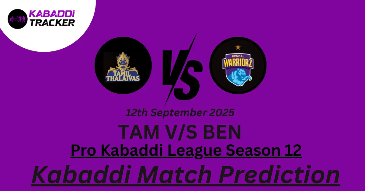 TAM vs BEN Match Prediction