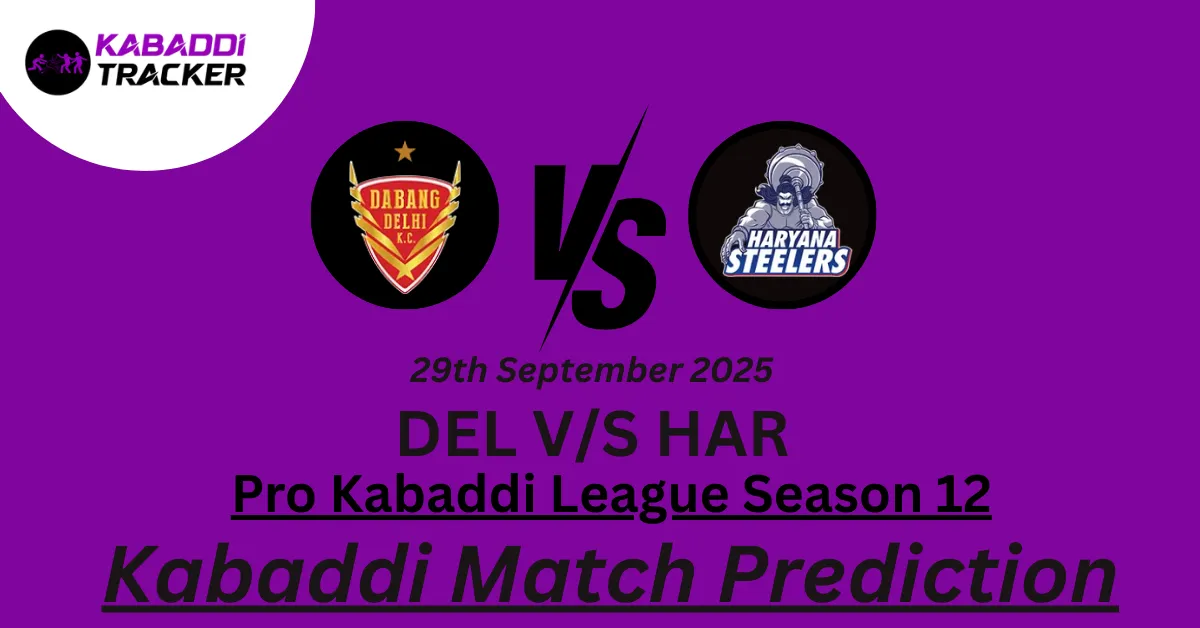 DEL vs HAR Match Prediction