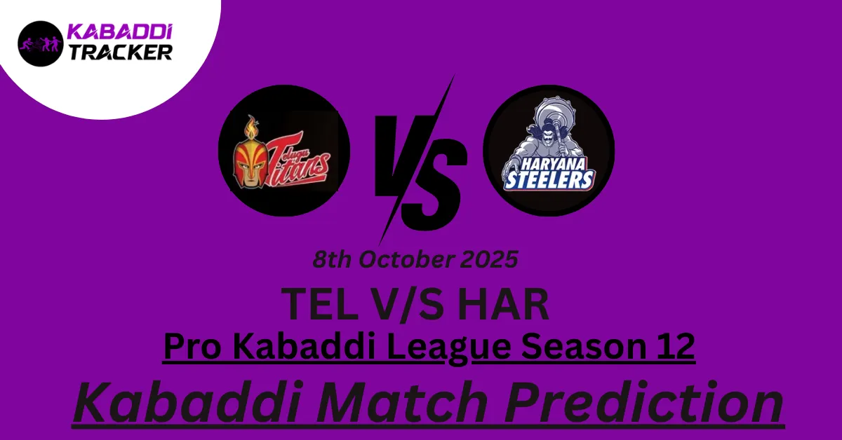 TEL vs HAR Match Prediction