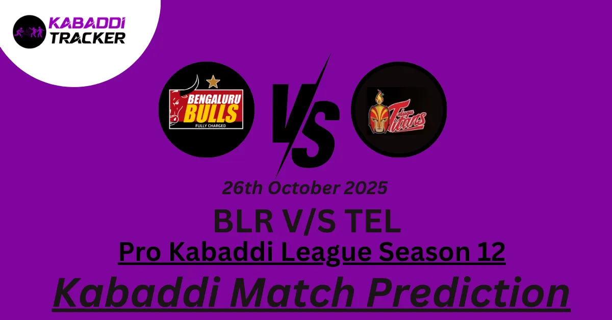 BLR vs TEL Match Prediction