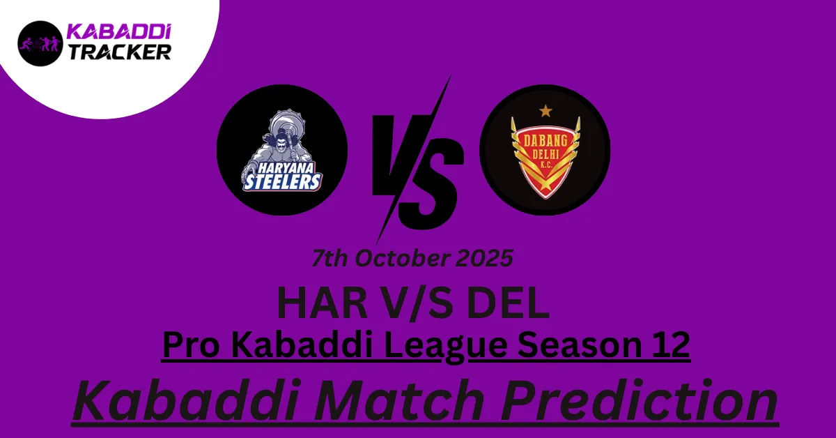 HAR vs DEL Match Prediction